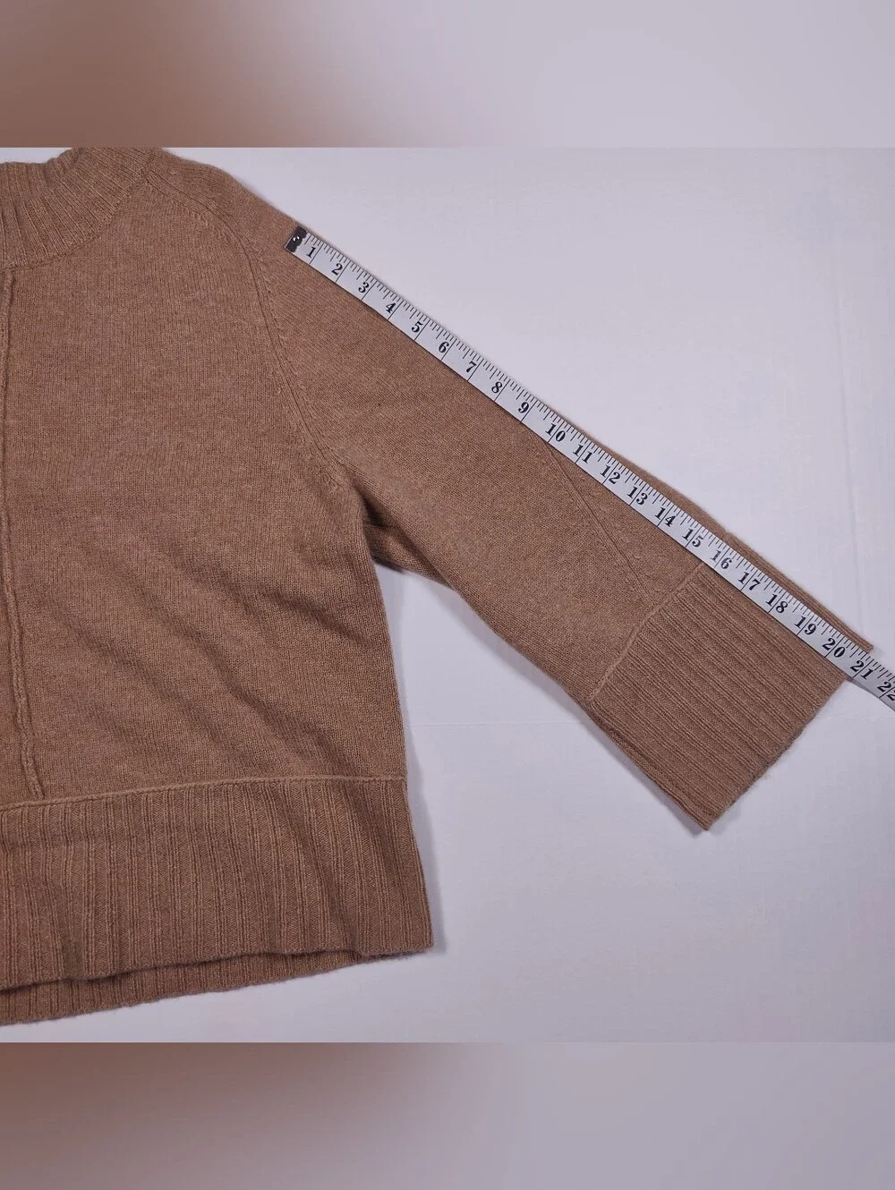 Maeve Anthropologie Beige 100% Cashmere Oversized Sweater Size XS (~M Reg)